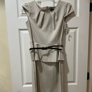 Taupe dress size 6 new with tags